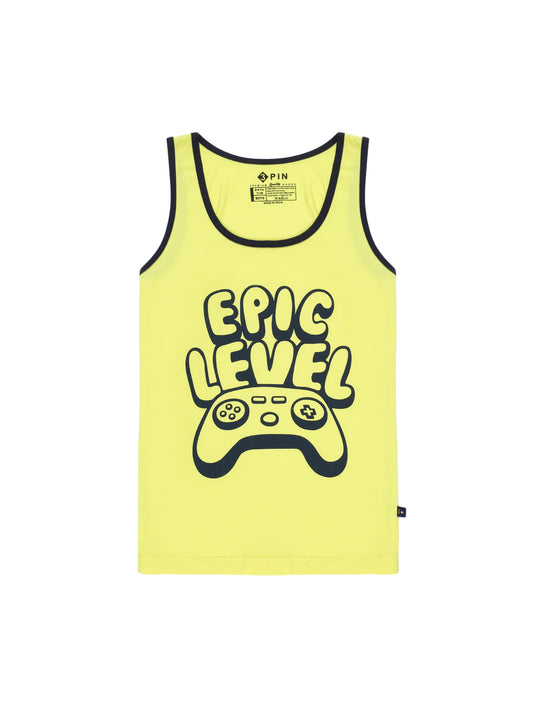 Boys Cotton Vest Printed