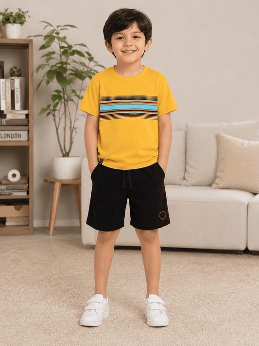 3PIN Boys Half Sleeeve T-shirt and Shorts Set
