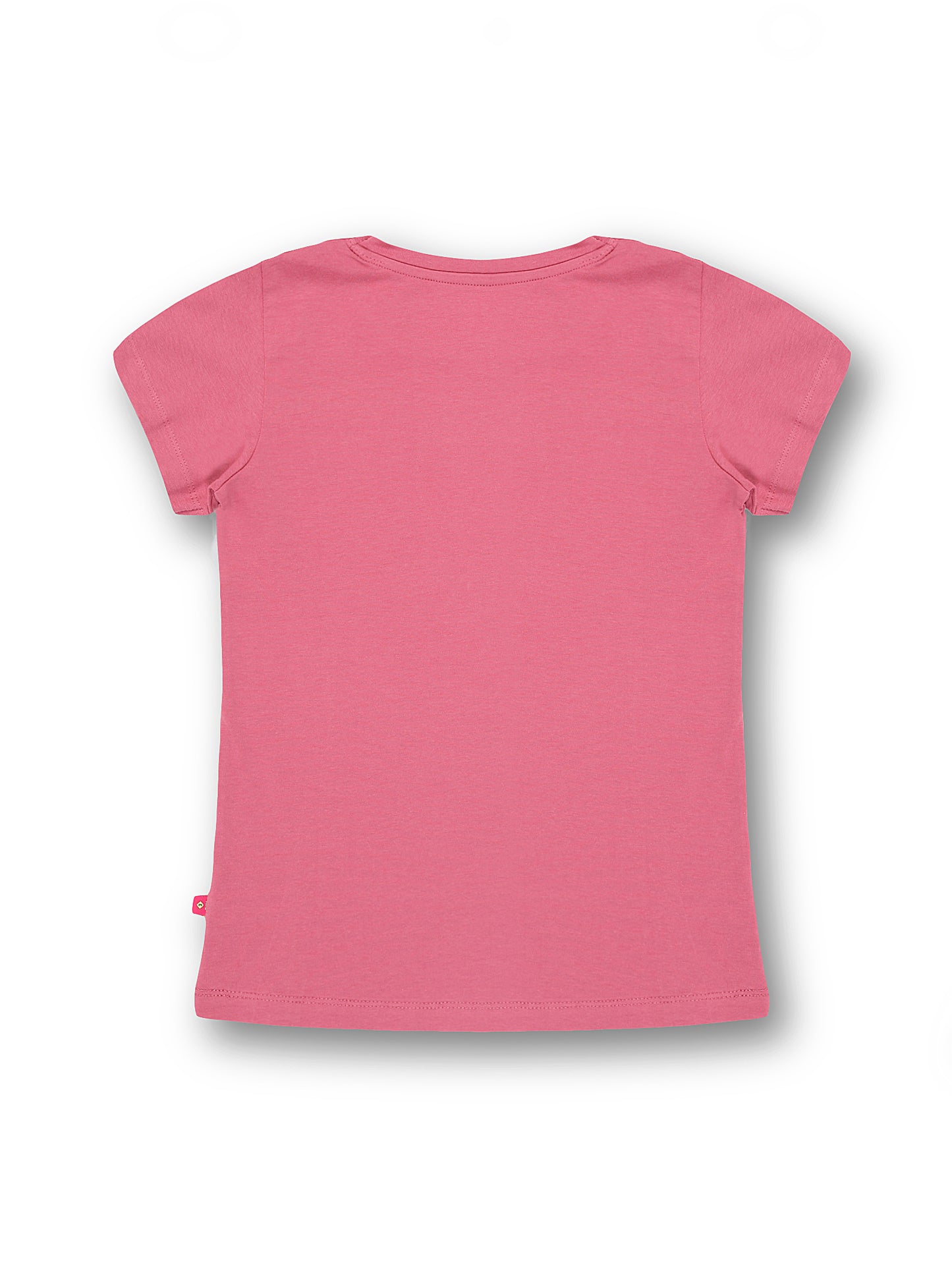 Girls Cotton Printed Round Neck T-Shirt