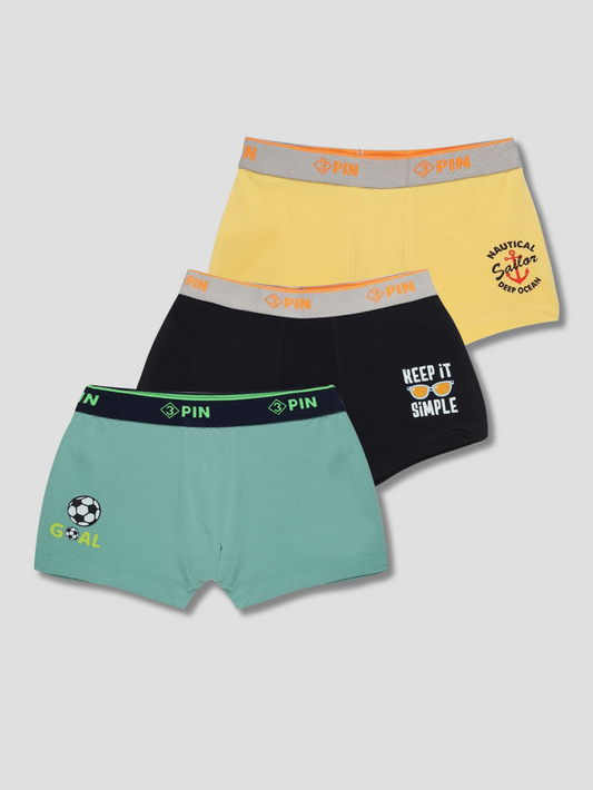 Boys Boxer Briefs Pack Of 3