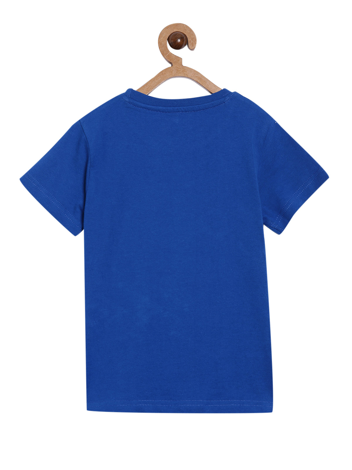 Boys Cotton Printed Round Neck T-Shirt
