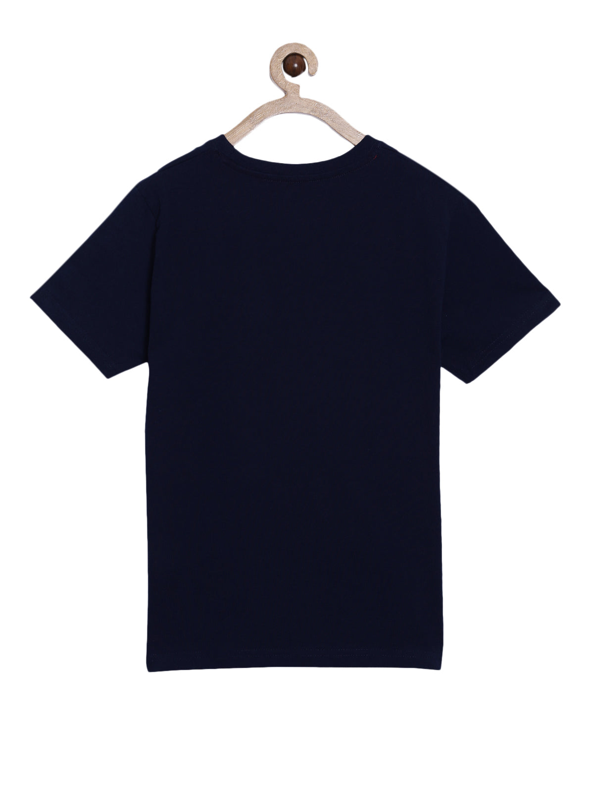 Boys Cotton Printed Round Neck T-Shirt