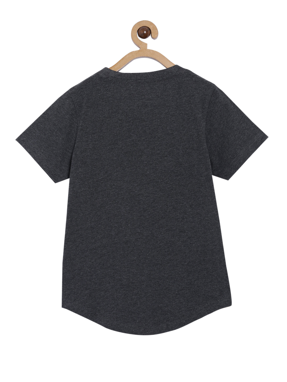 Boys Cotton Printed Round Neck T-Shirt