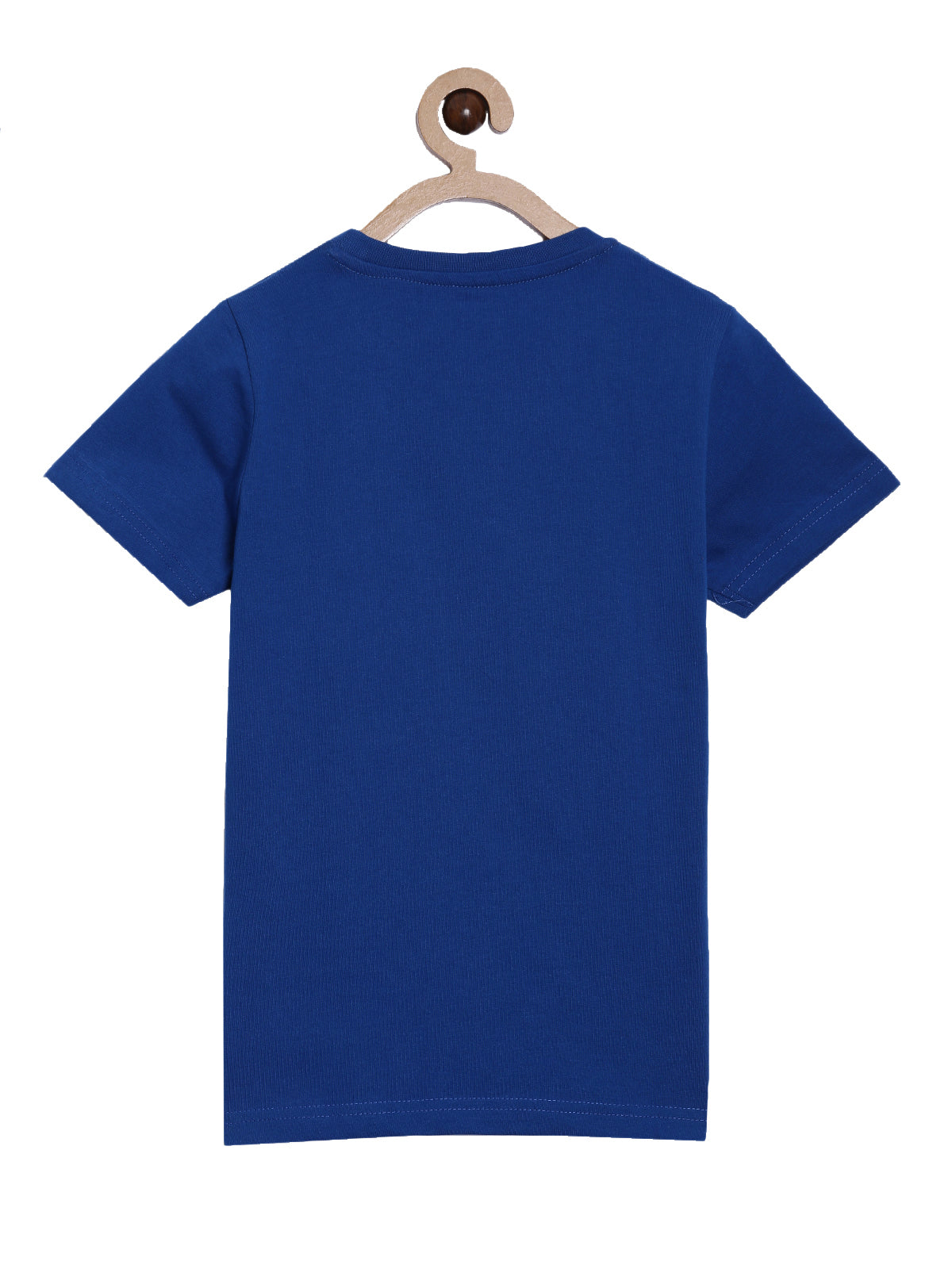 Boys Cotton Printed Round Neck T-Shirt
