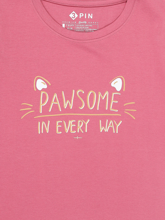 Girls Cotton Tshirt Top