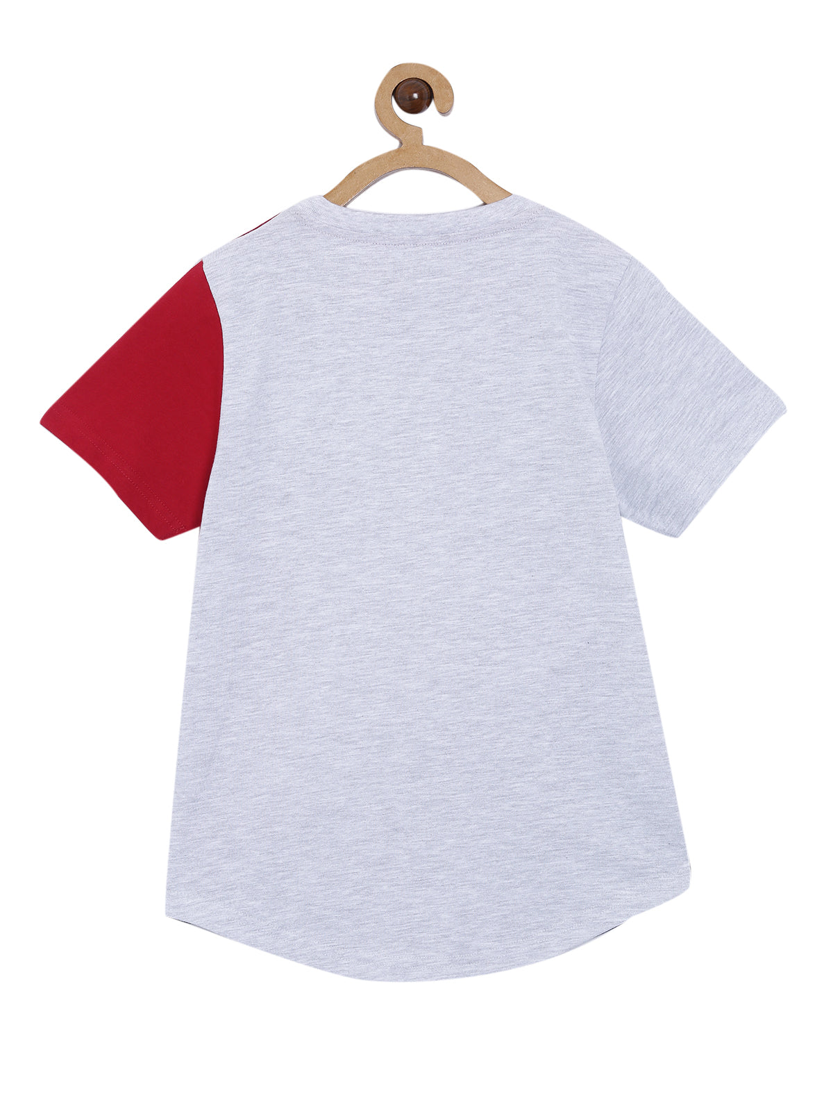 Boys Cotton Printed Round Neck T-Shirt