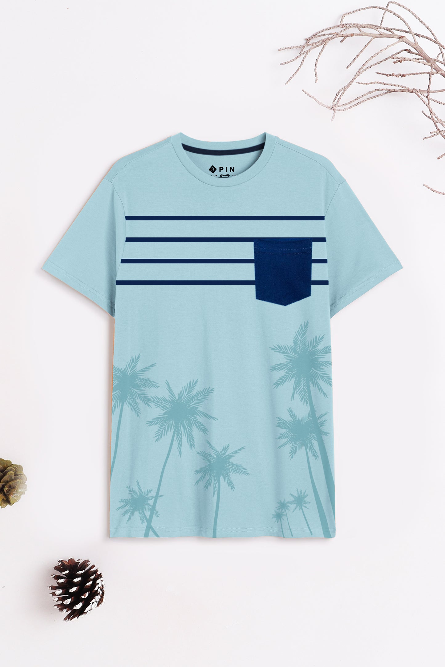 Boys Cotton Printed Round Neck T-Shirt - Pack of 5