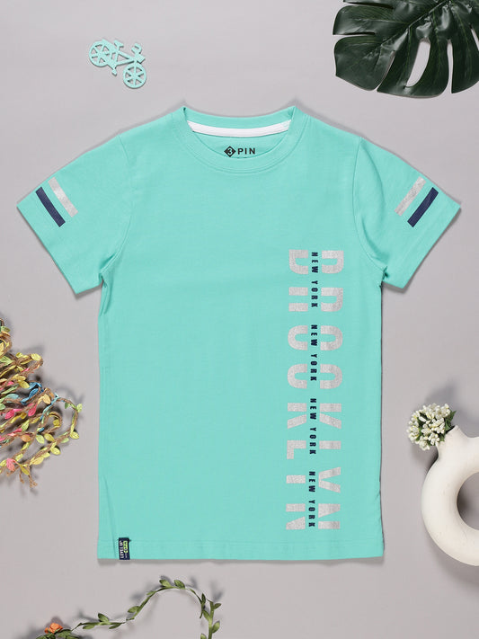 Boys Cotton T-Shirt Printed