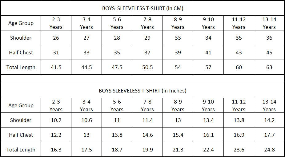 Boys Sleeveless Tshirt Pack of 5