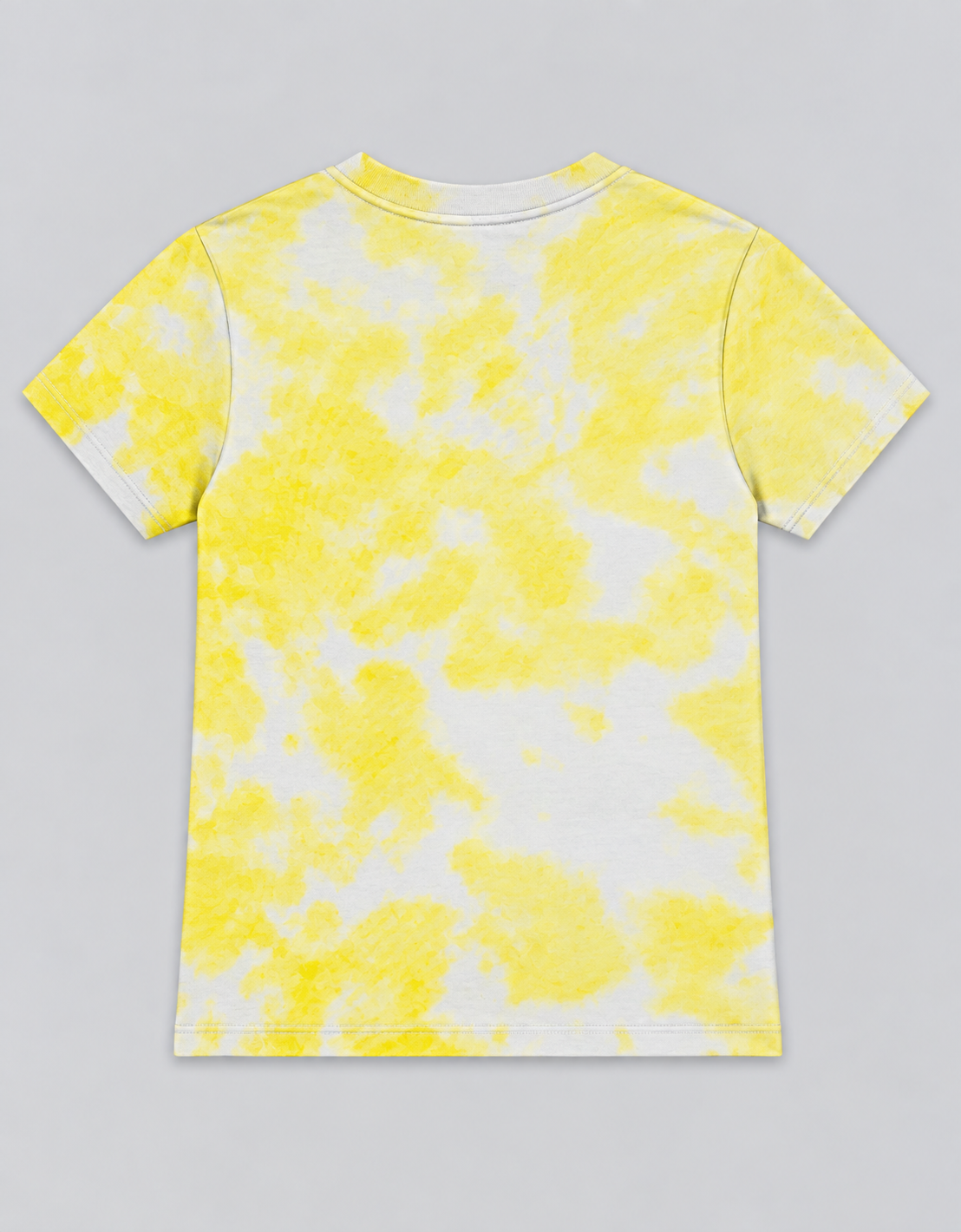 Girls Printed Tie & Dye Round Neck Cotton T-Shirt