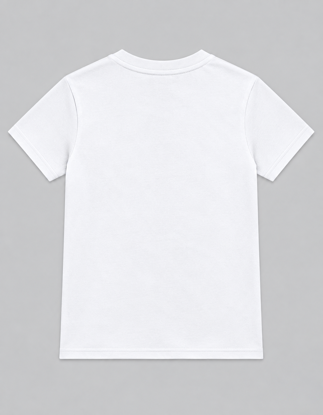 Girls Printed Typography Round Neck Cotton T-Shirt