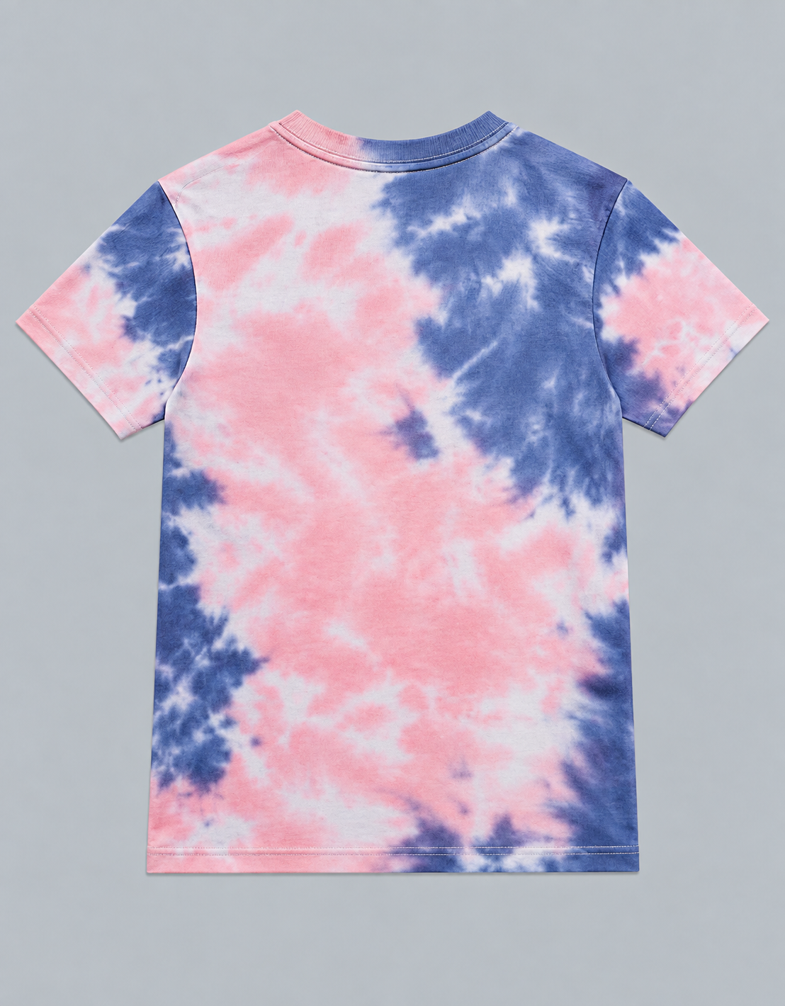 Boys Printed Tie & Dye Round Neck Cotton T-Shirt