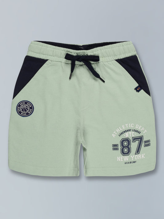 Boys Cotton Shorts Printed