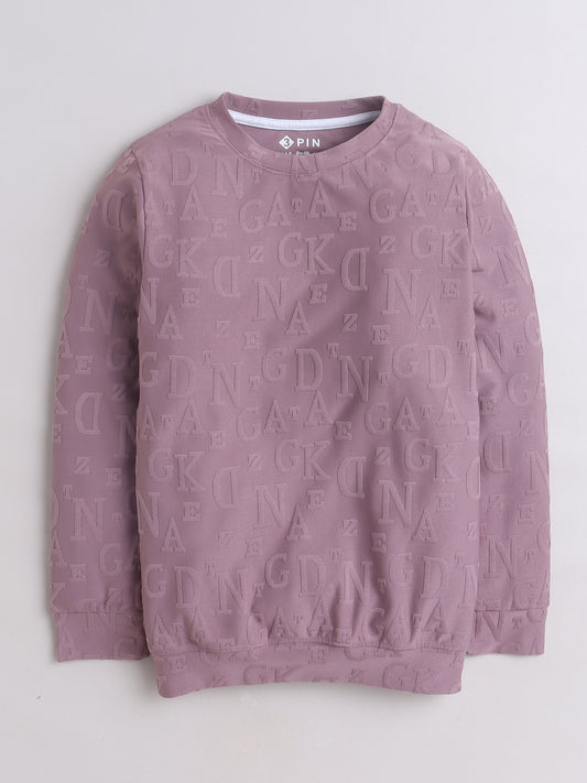Boys Tencel Jaquard Sweatshirt