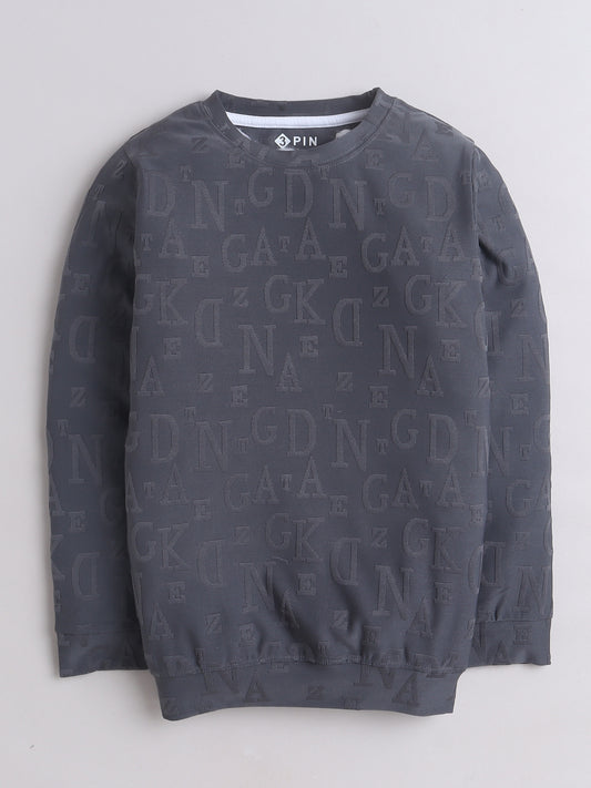Boys Tencel Jaquard Sweatshirt