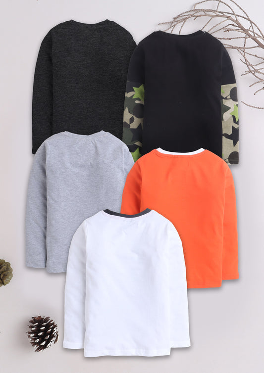 Boyz Cotton Sweatshirts - Pack of 5