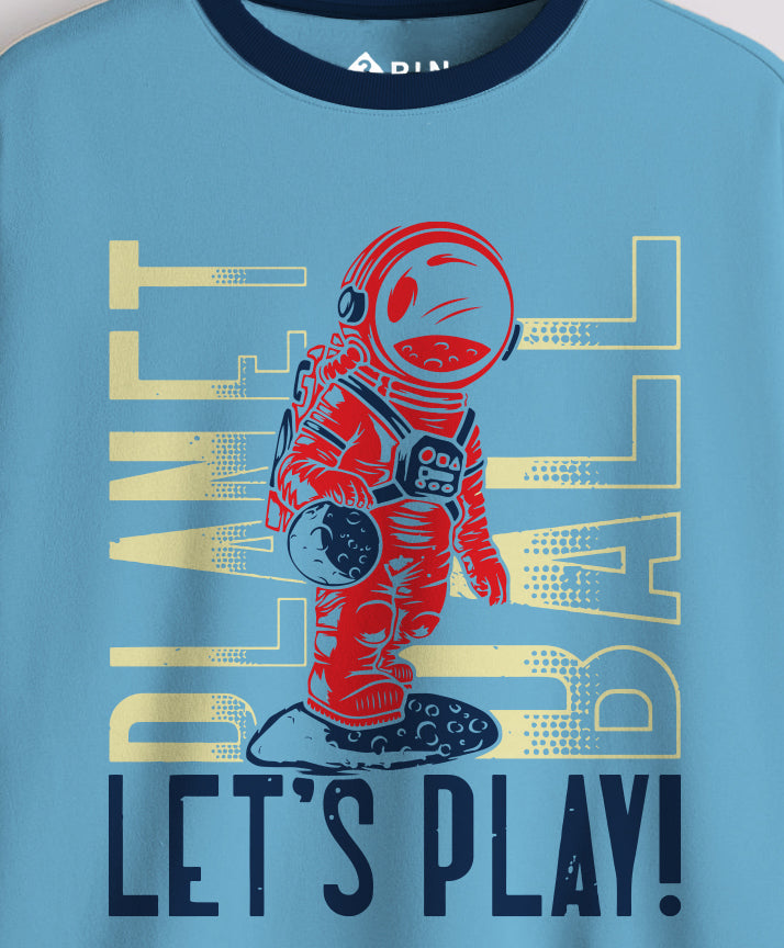 Boys Cotton Printed Round Neck Sweatshirts (Pack of 3)