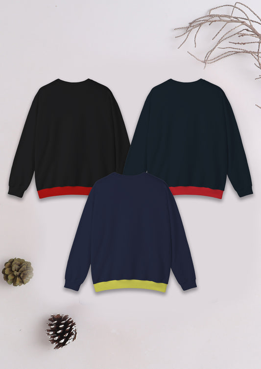 Boyz Cotton Sweatshirts - Pack of 3