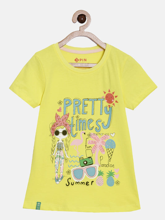 Stylish  Printed t-shirt for girls