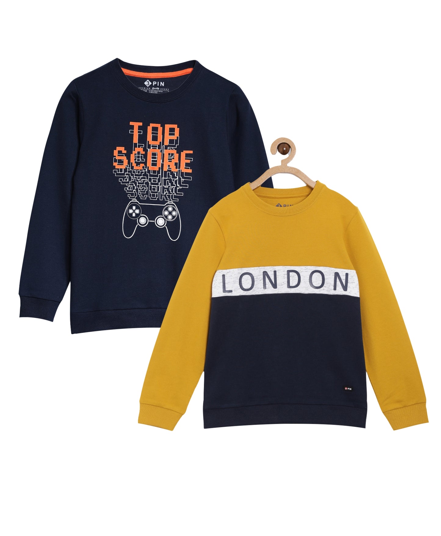 Boys Printed Sweatshirts Combo - Multicolor