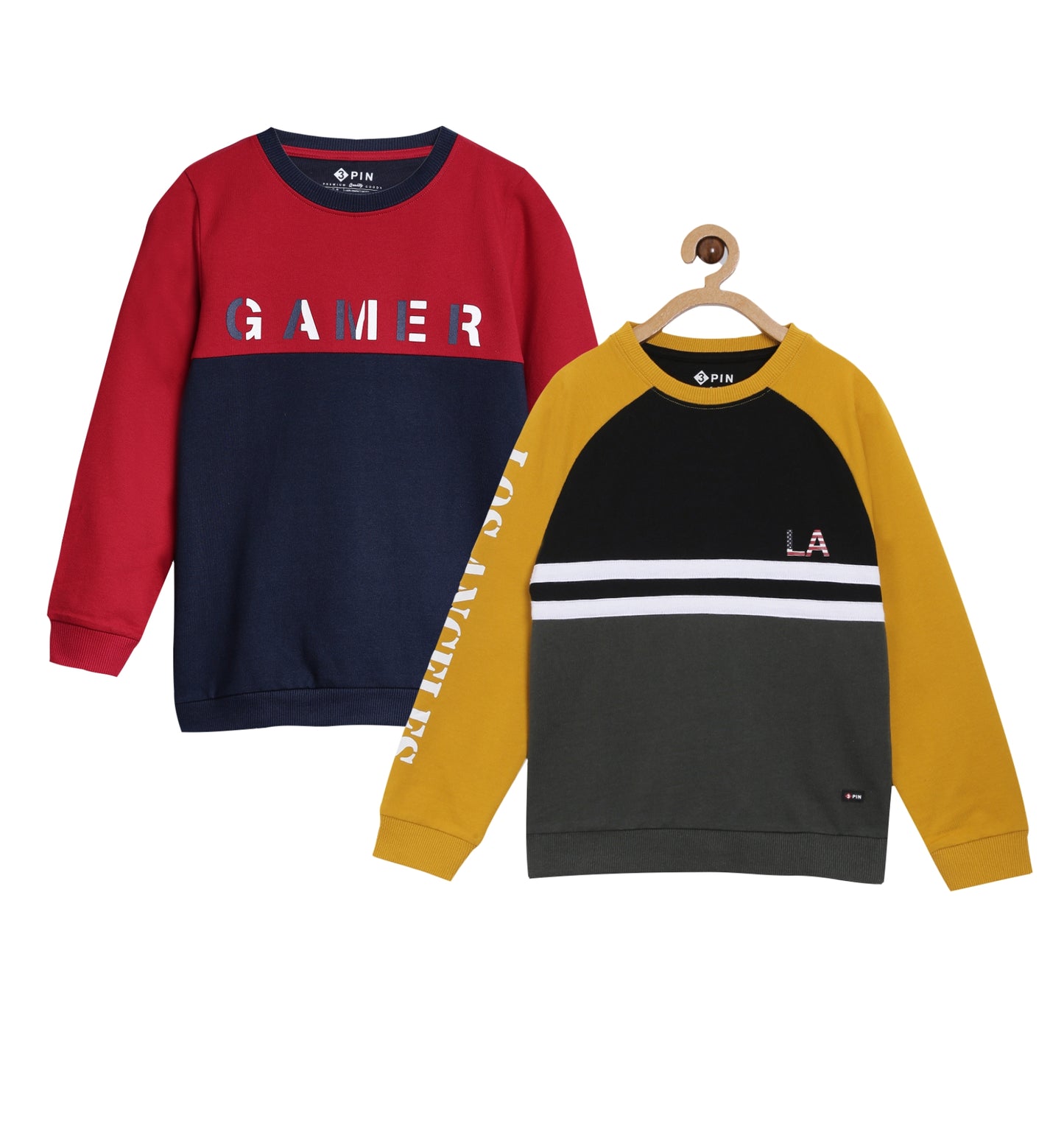 Boys Printed Sweatshirts Combo - Multicolor