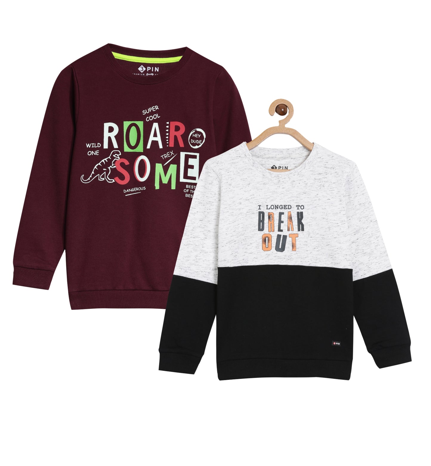 Boys Printed Sweatshirts Combo - Multicolor