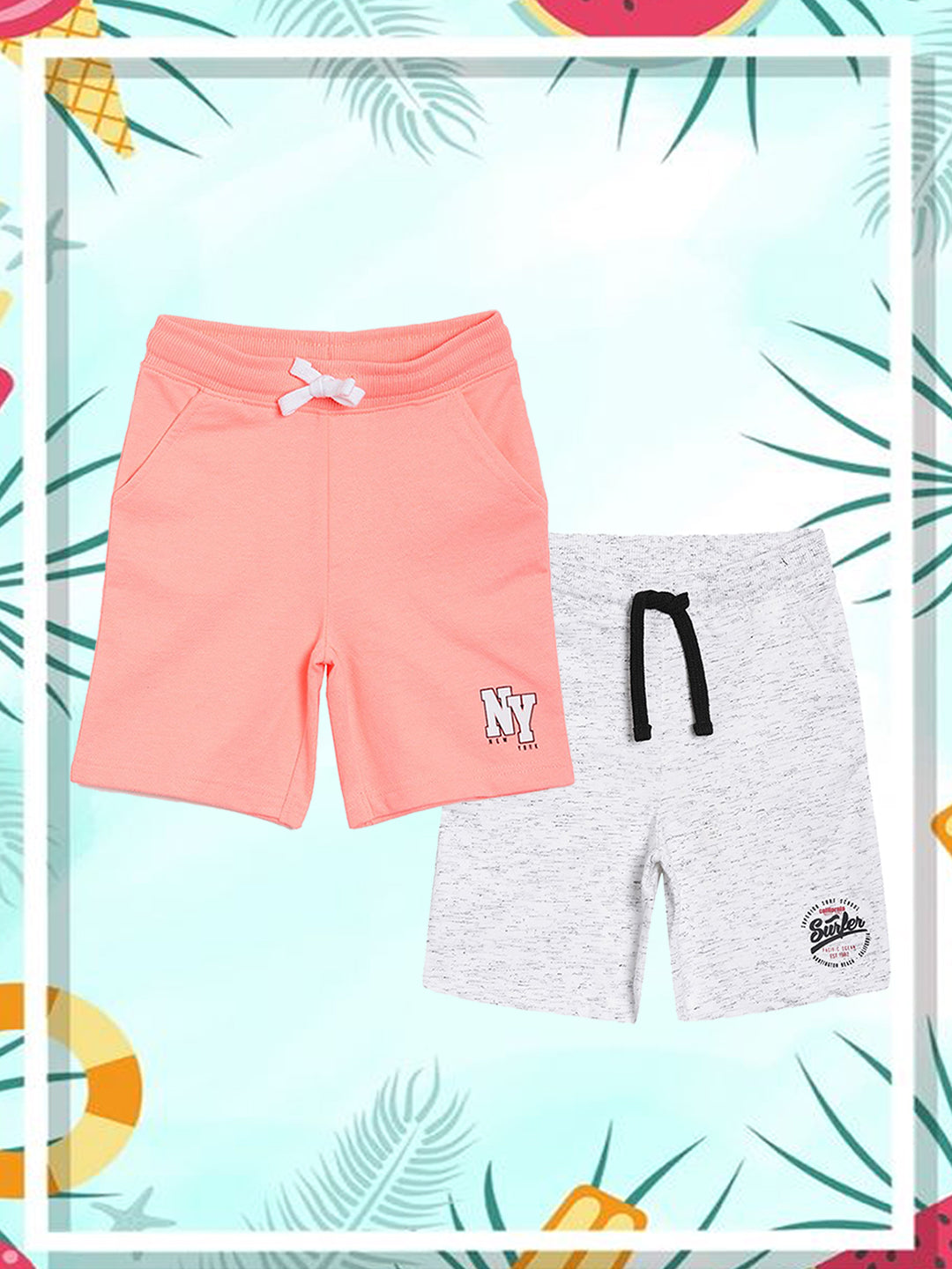 Boys Shorts combo - Multicolor