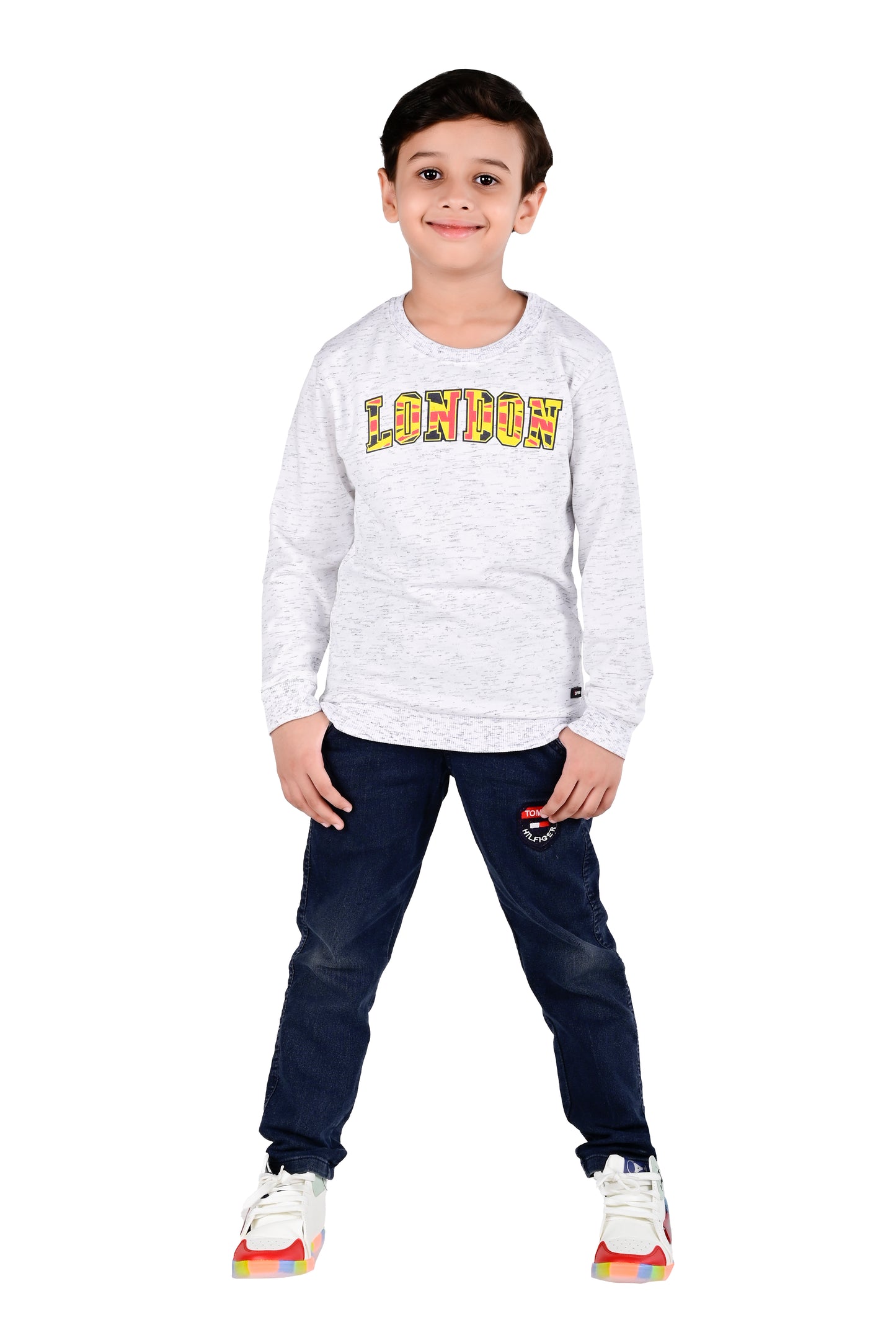 Printed Sweatshirt - Neppy Melange