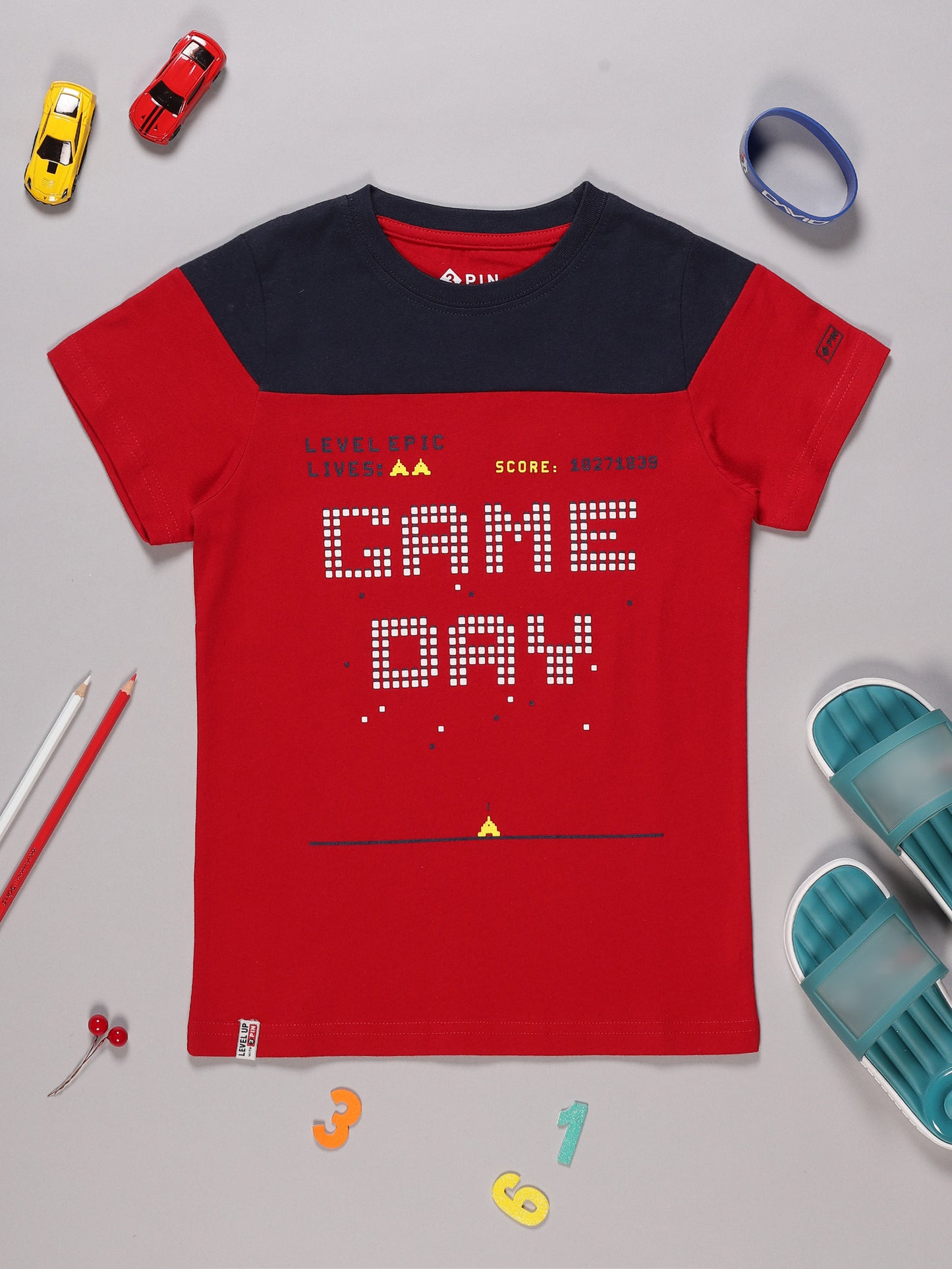 Boys Cotton T-Shirt Printed