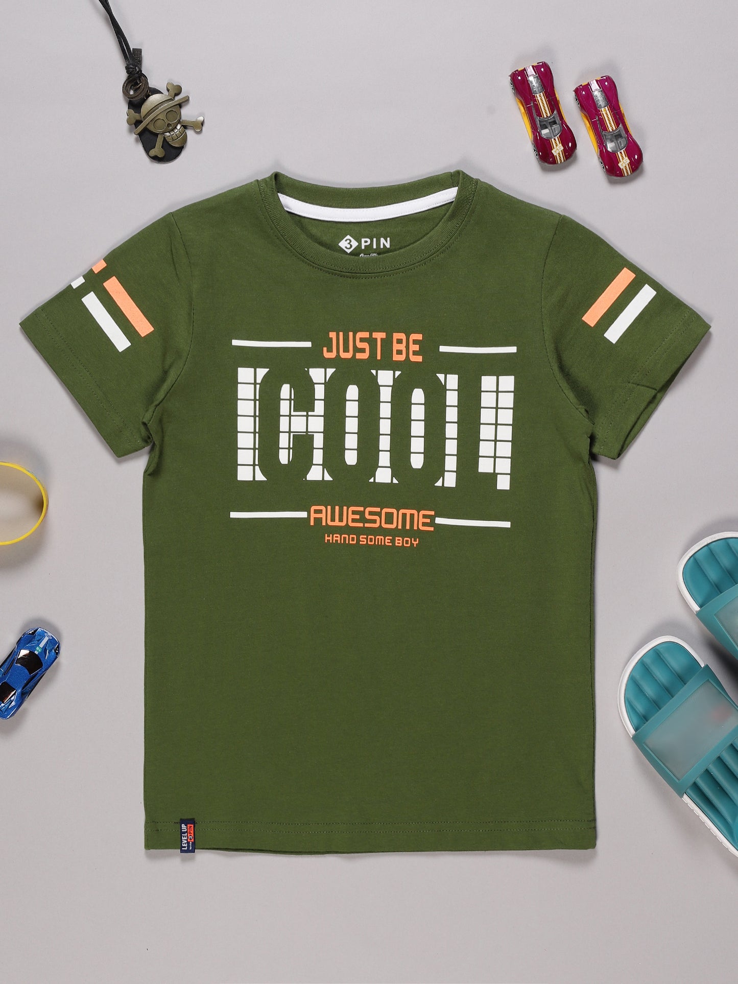 Boys Cotton T-Shirt Printed