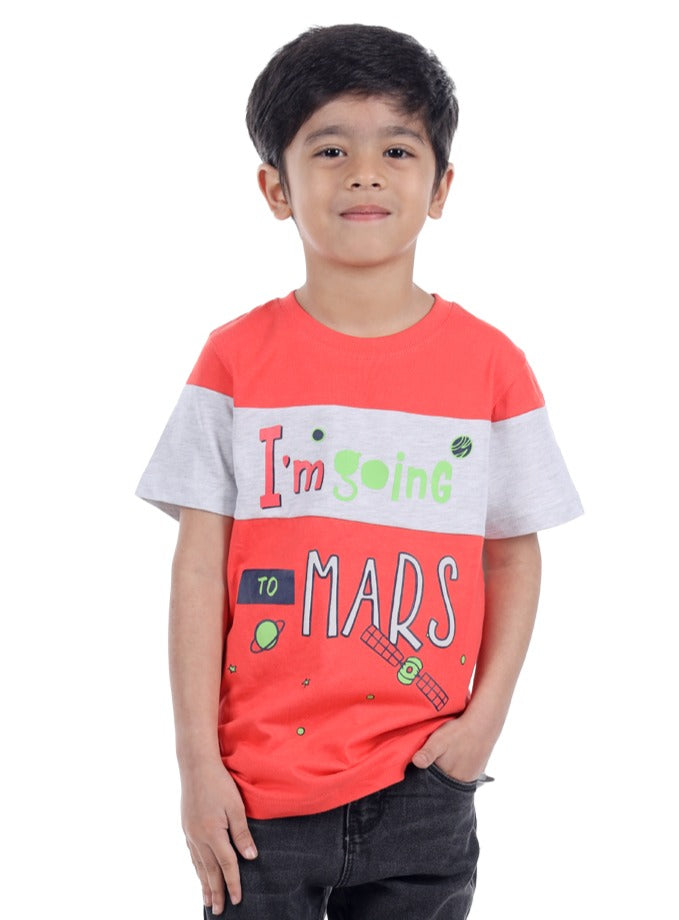 Printed Cotton T-Shirt for Boys
