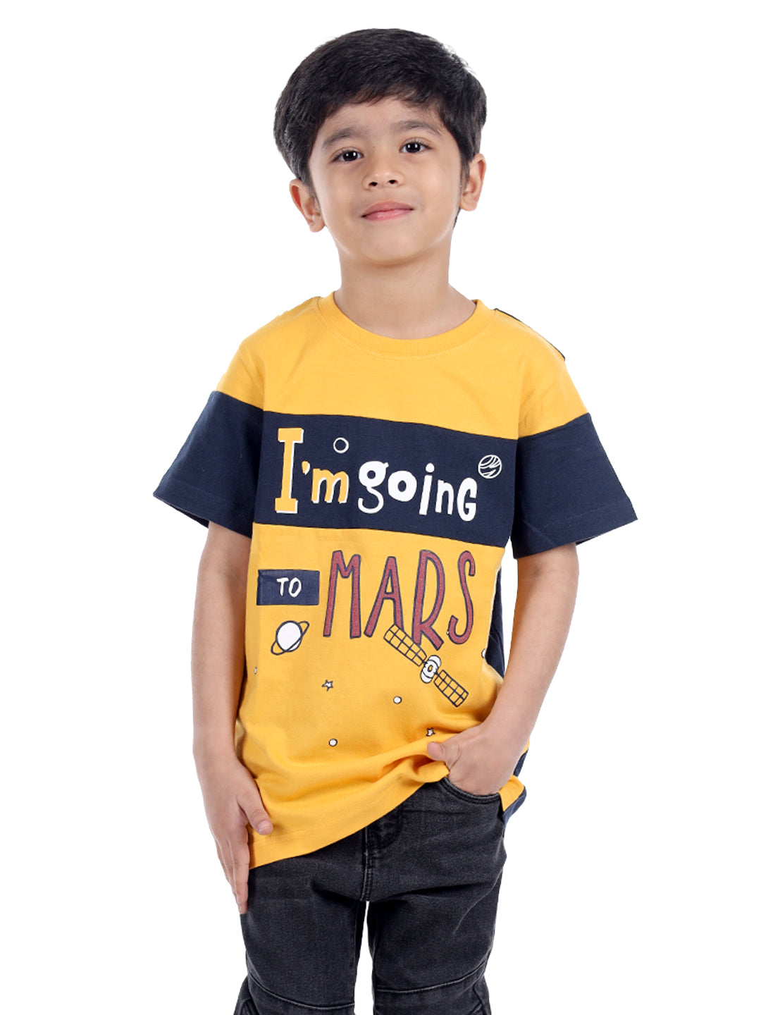Printed Cotton T-Shirt for Boys