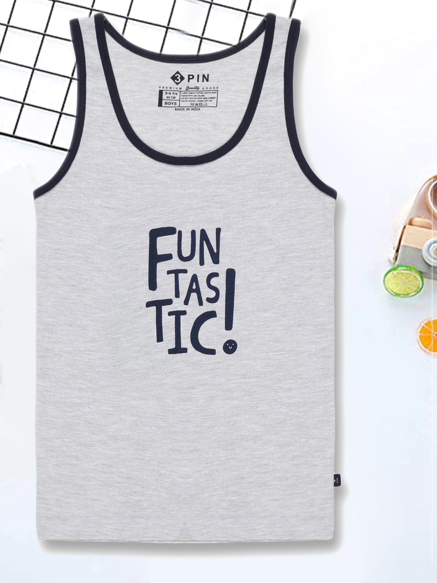 Printed cotton Vest for boys