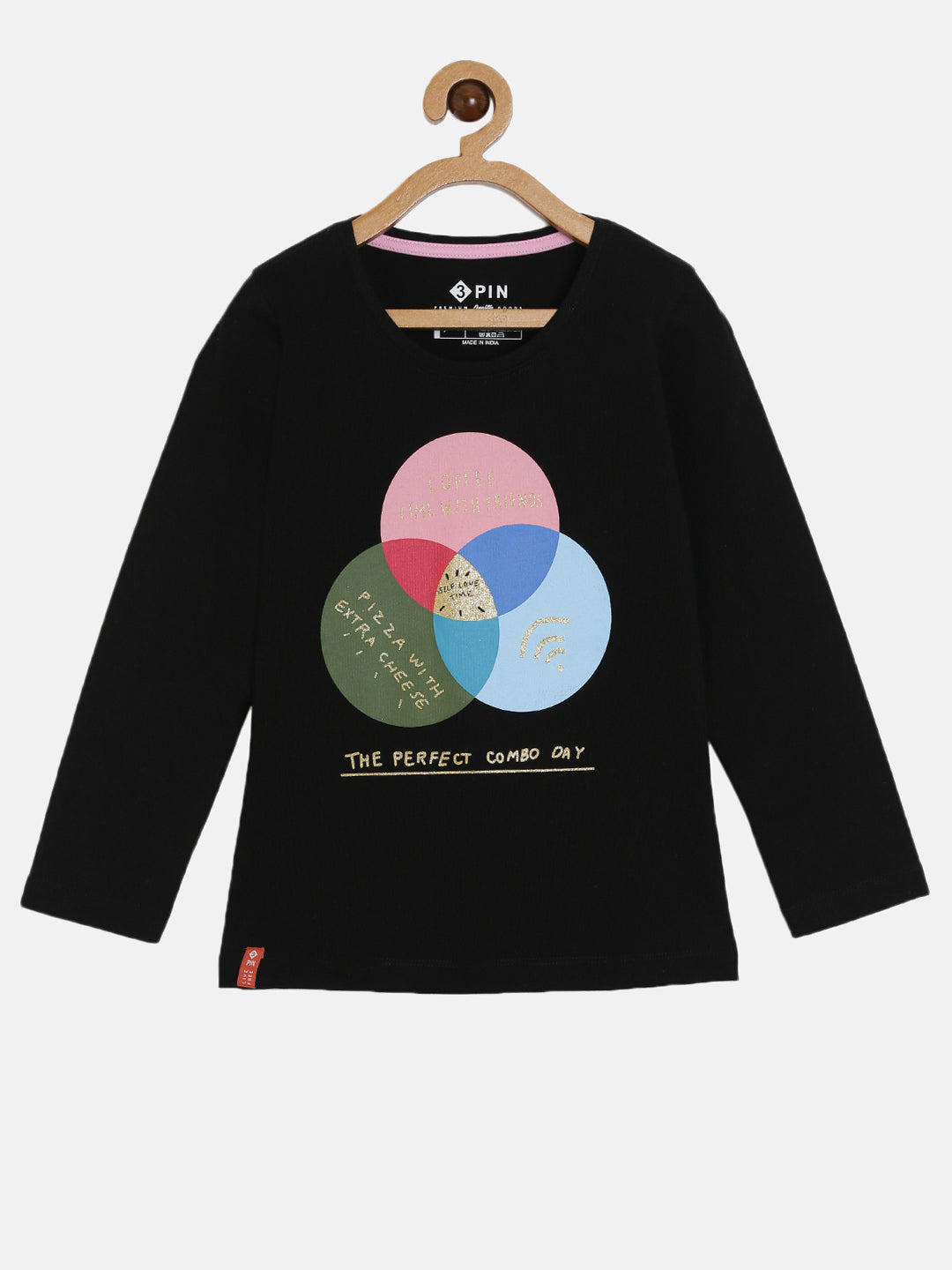 3PIN Girls pack Of 2 T-shirt 2-14 Y