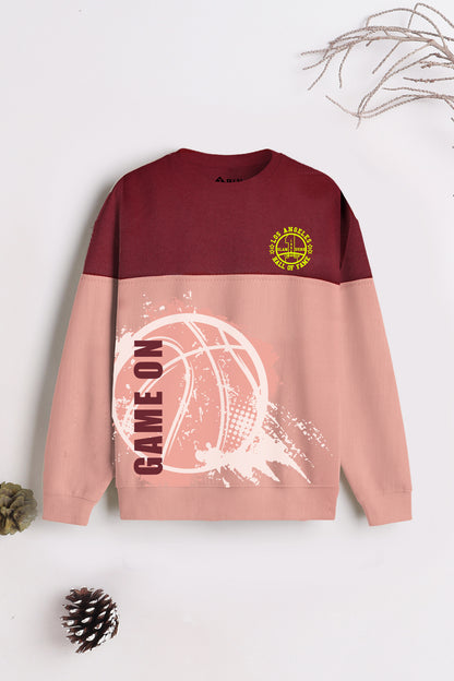 Boys Cotton Printed Round Neck Sweatshirts  (Pack of 3)