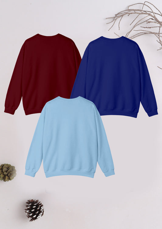 Boyz Cotton Sweatshirts - Pack of 3