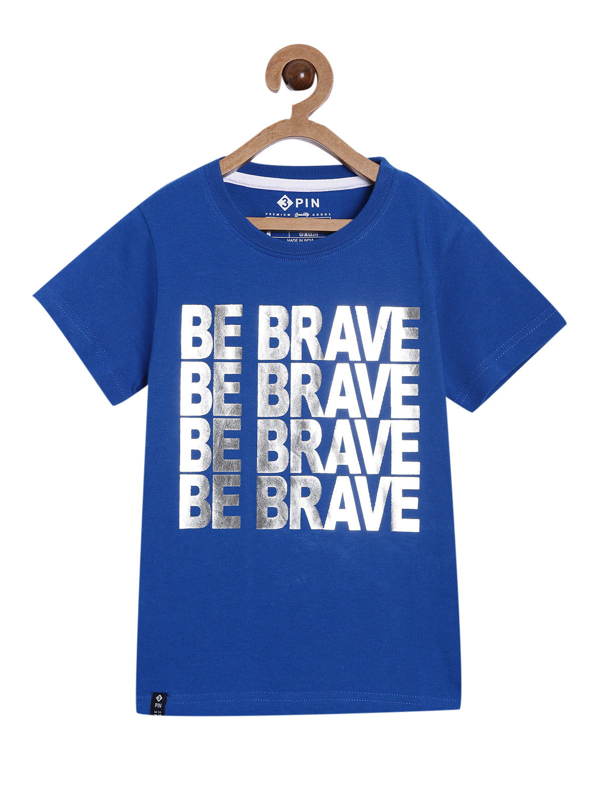 Boys Cotton Printed Round Neck T-Shirt