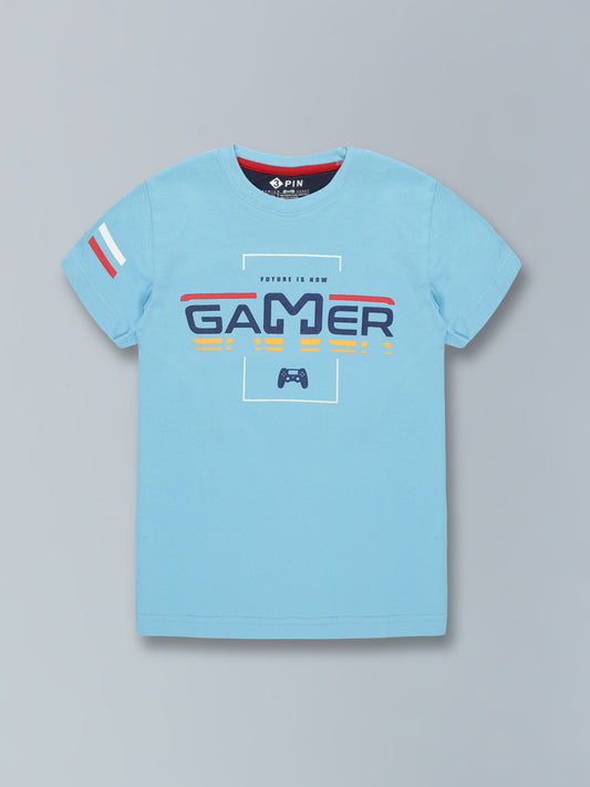 Boys Cotton T-Shirt Printed