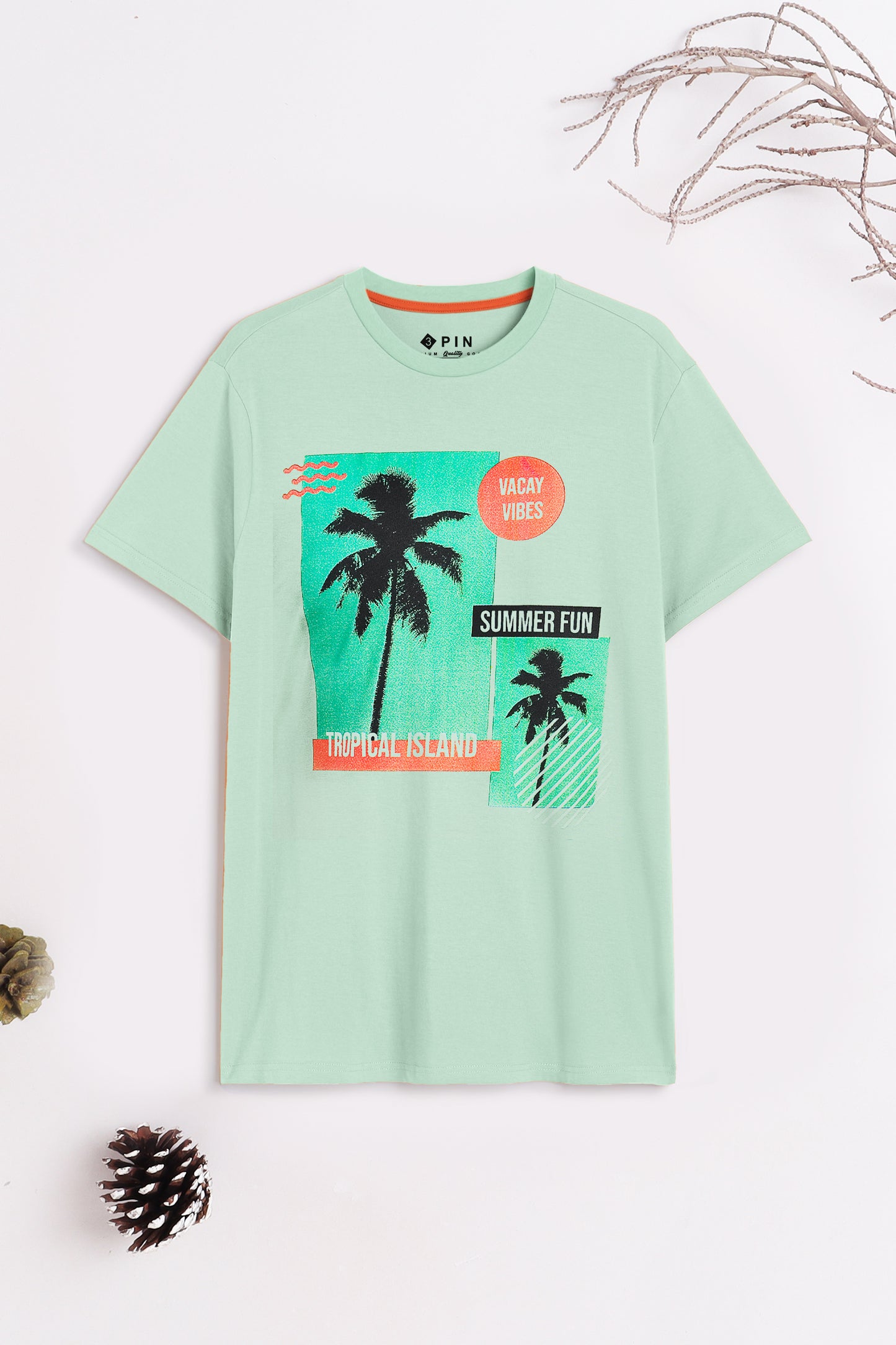 Boys Cotton Printed Round Neck T-Shirt - Pack of 5