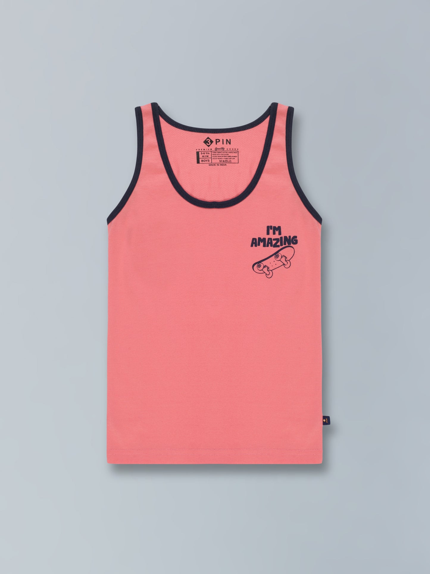 Boys Cotton Vest Printed