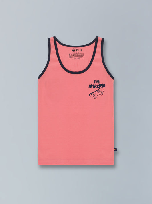 Boys Cotton Vest Printed