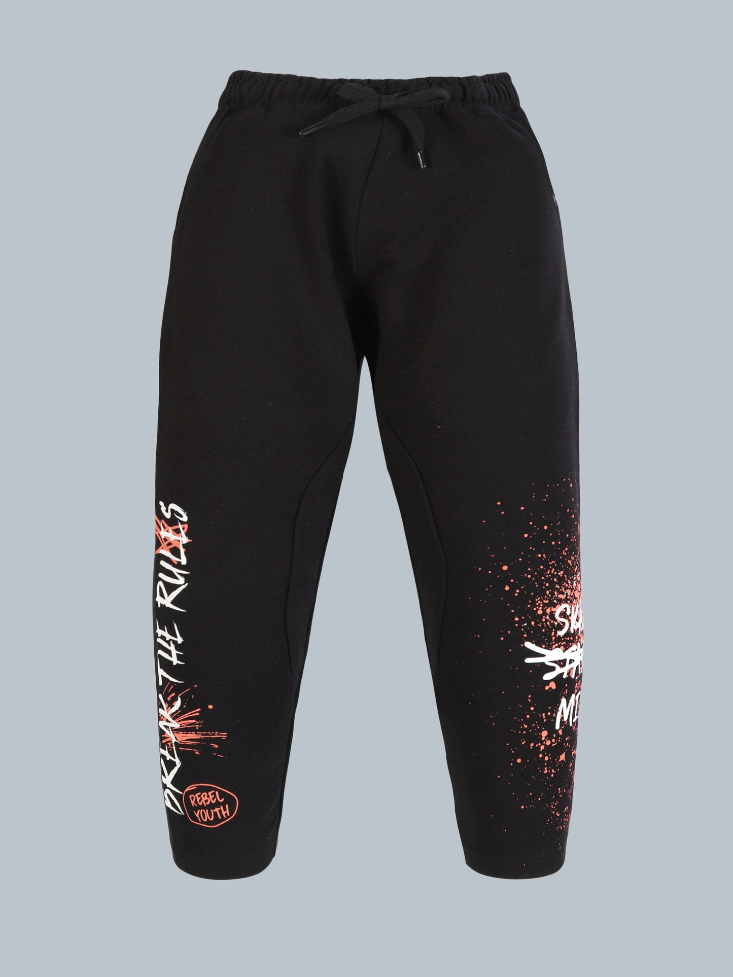 Boys Cotton Joggers Printed