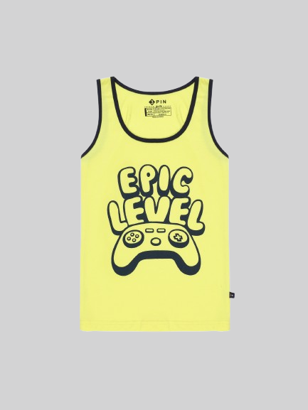 Boys Cotton Vest Printed