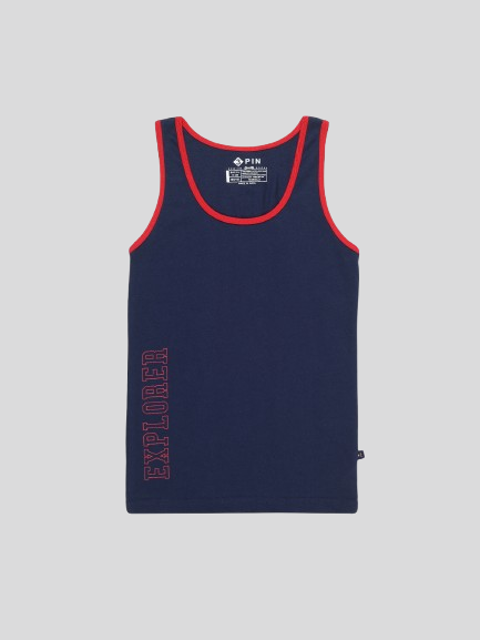 Boys Cotton Vest Printed