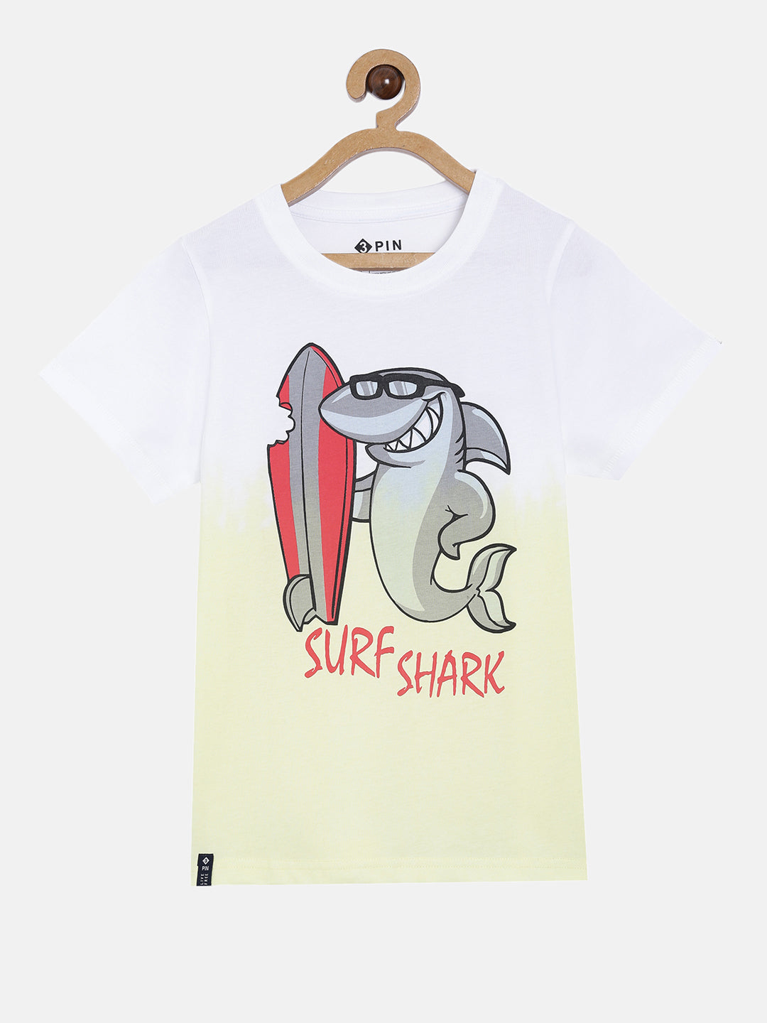 Boys Cotton Printed Round Neck T-Shirt