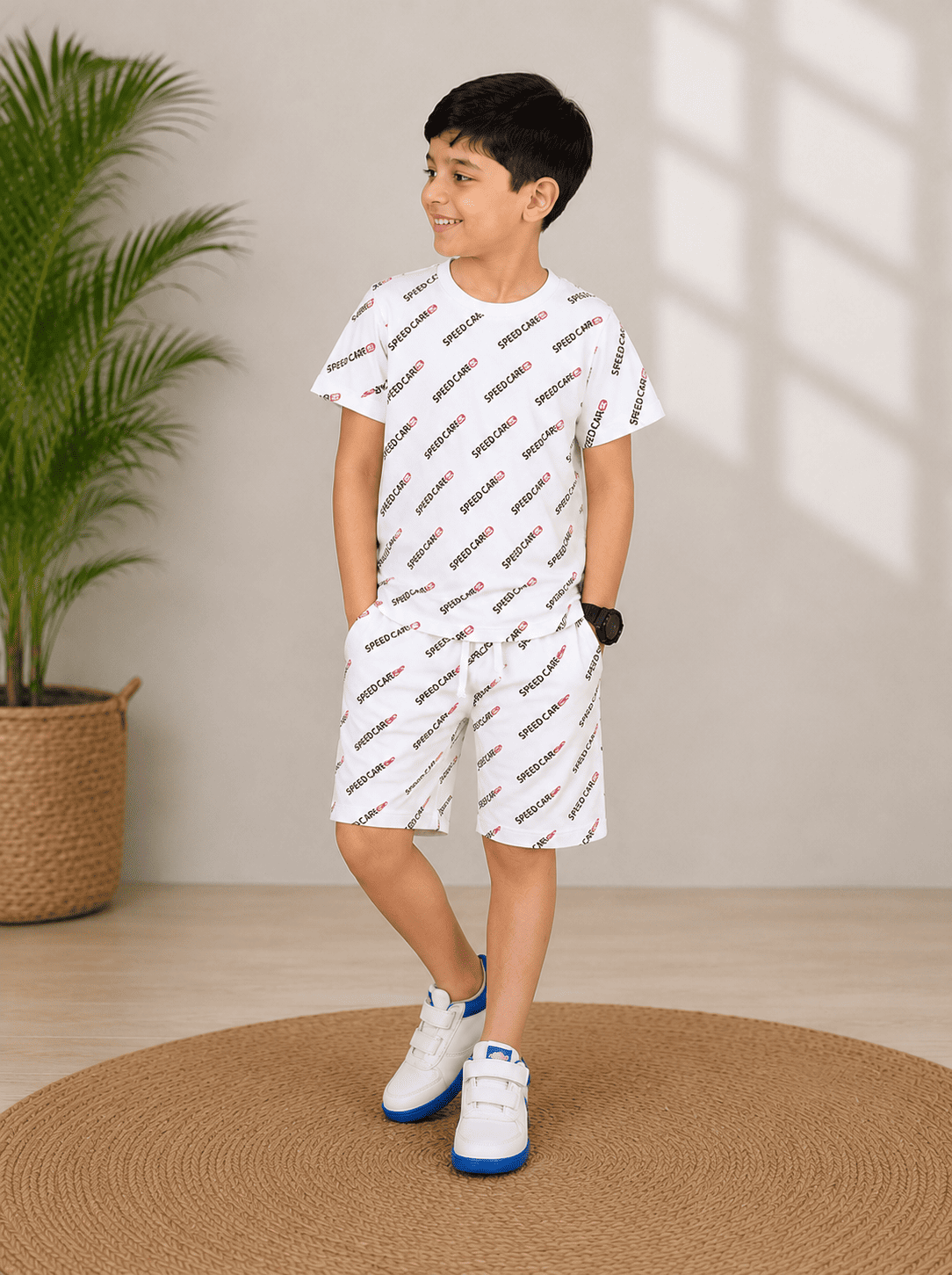 3PIN Boys Half Sleeeve Co-ords Set(Pack of 4)