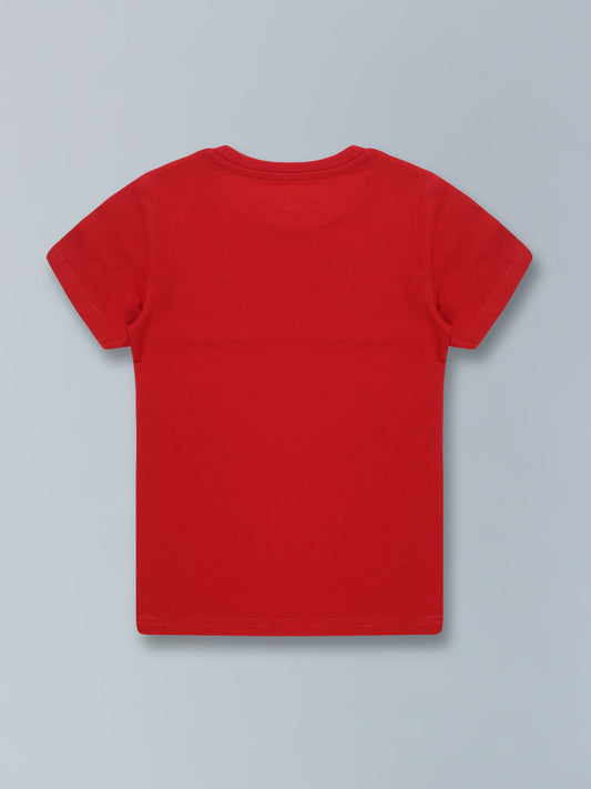Boys Cotton T-Shirt Printed