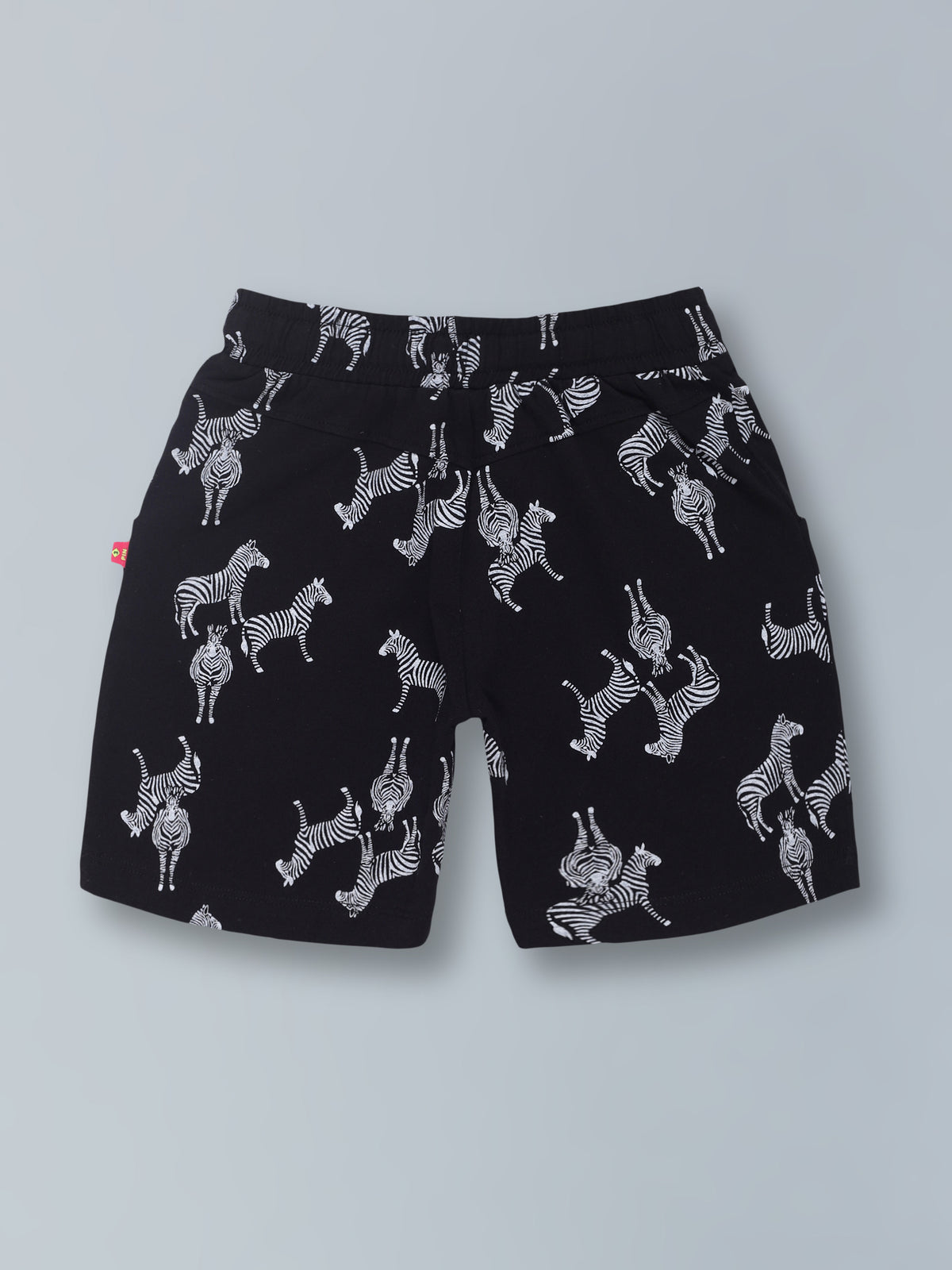 3PIN 100% Cotton Knit  Pack Of 2 Solid and All over Printed Shorts - Multi