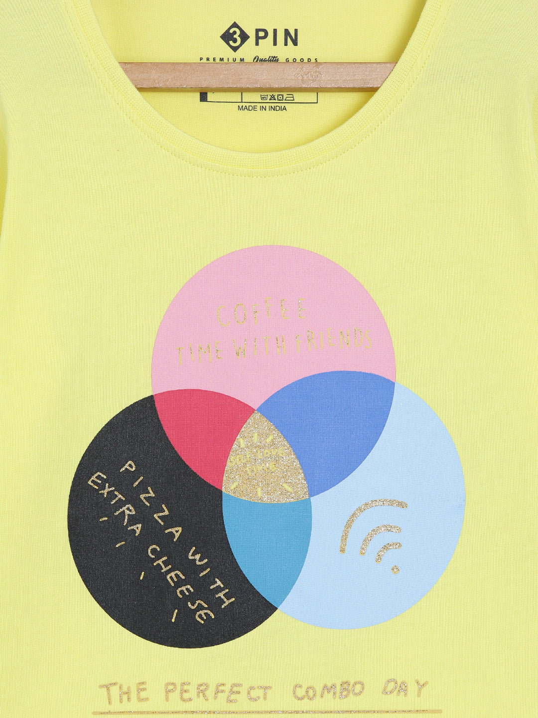 3PIN Girls pack Of 2 T-shirt 2-14 Y