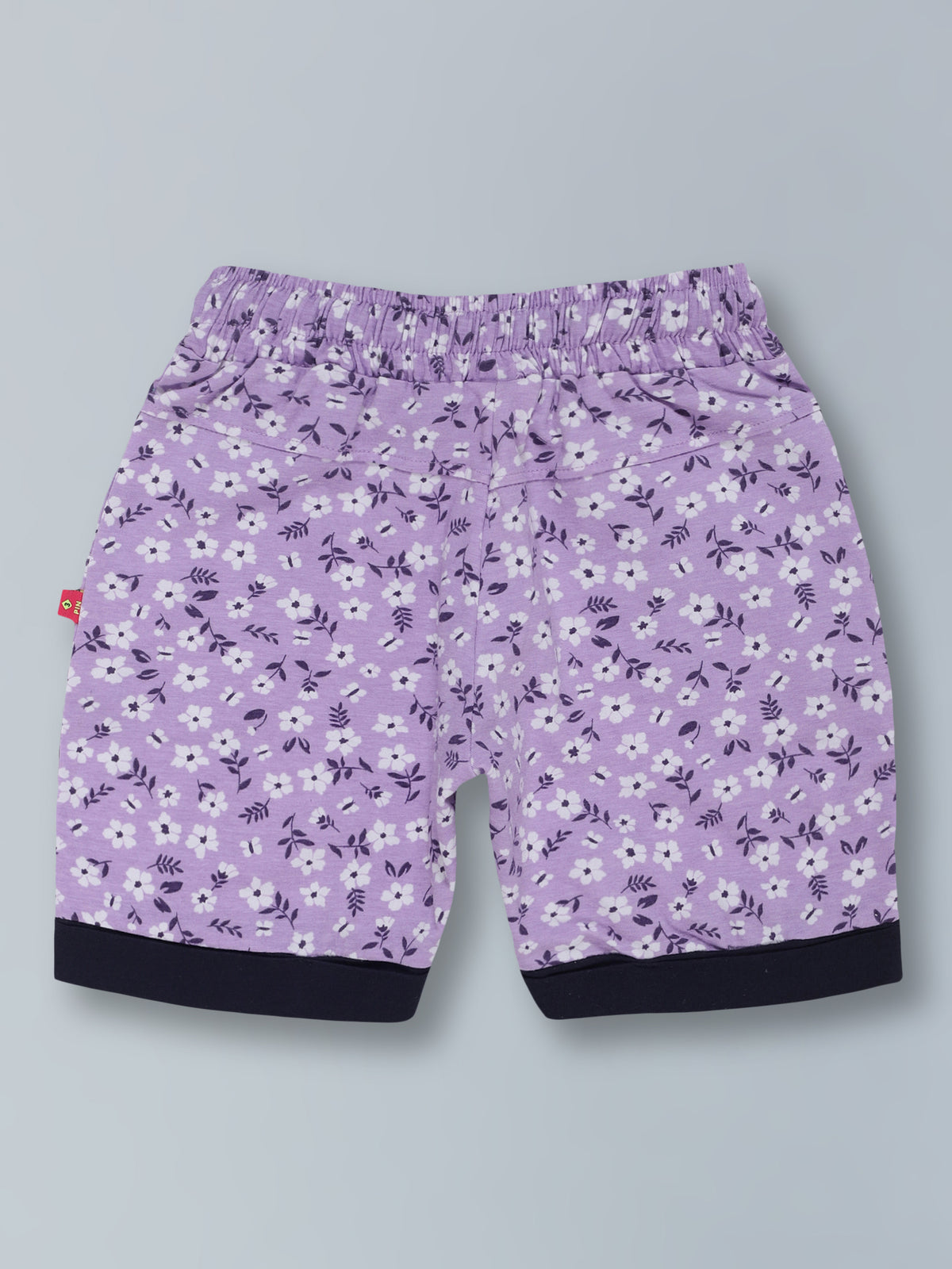 3PIN 100% Cotton Knit  Pack Of 2 Solid and All over Printed Shorts - Multi